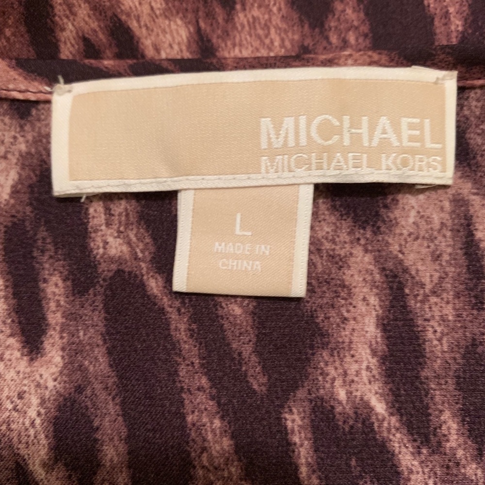 Micheal Kors Leopard Blouse🐆 - Picture 5 of 5